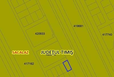 Teren de 500 mp, în Săcălaz