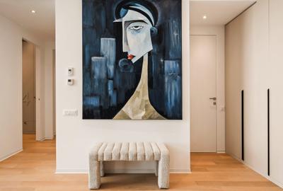 Penthouse cu 5 camere, mobilat în Barbu Văcărescu - 12