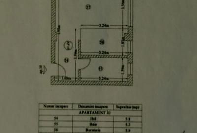 Apartament cu 2 camere semidecomandat în Central - 1