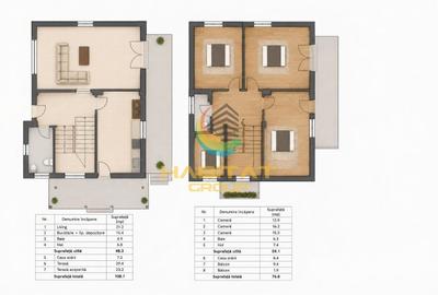 Casă individuală cu 5 camere cu Canalizare în Central - 2