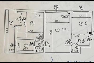Apartament cu 2 camere semidecomandat, mobilat în Obor