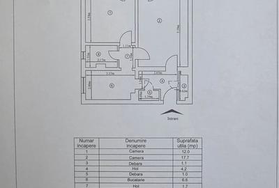 Apartament cu 2 camere semidecomandat, mobilat în Alexandru cel Bun - 11