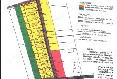 Teren de 5502 mp, în Podgoria - 1