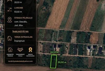 Teren de 1040 mp, în Dascălu - 4