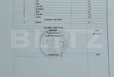 Apartament cu 3 camere decomandat în Sânpetru - 17