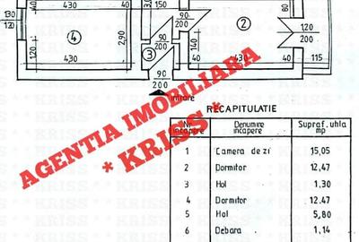 Apartament cu 3 camere decomandat în Exercițiu - 1