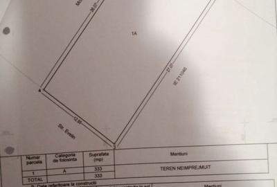 Teren Construcții intravilan de 333 mp, în Km 5 - 2