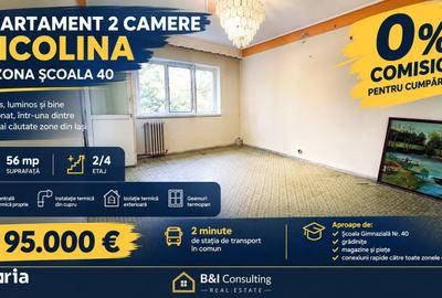 Apartament cu 2 camere în Nicolina