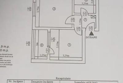 Apartament cu 3 camere semidecomandat în Dărmănești