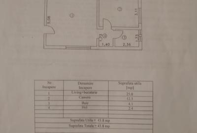 Apartament cu 2 camere semidecomandat, mobilat în Plantelor - 2