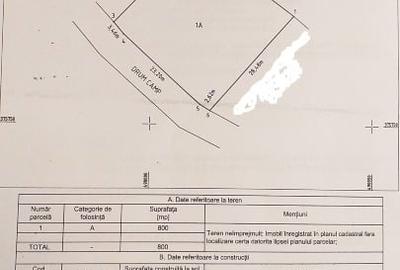 Teren Construcții intravilan de 800 mp, în Mărăcineni - 4