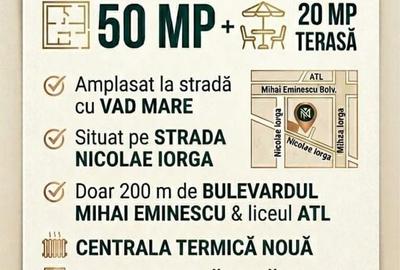 Spațiu comercial, de 70 mp, în Central