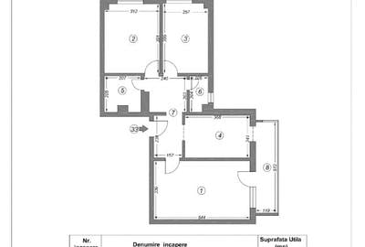 Apartament cu 3 camere decomandat, mobilat în Faleza Nord