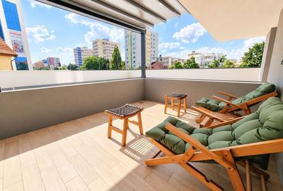 Apartament cu 3 camere decomandat, mobilat în Take Ionescu