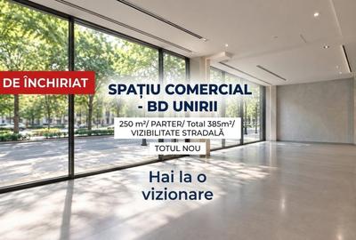 Spațiu comercial, de 385 mp, în Unirii
