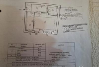 Garsonieră decomandată în Zimbru - 1
