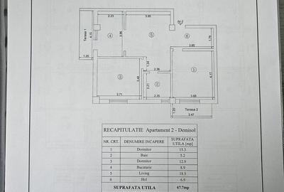 Apartament cu 3 camere decomandat în Central