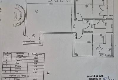 Apartament cu 3 camere decomandat, mobilat în Central - 2