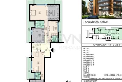 Apartament cu 7 camere decomandat în Pipera - 12