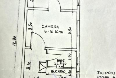 Apartament cu 3 camere semidecomandat în Mihai Bravu