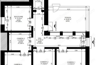 Casă cu 4 camere în Central - 8