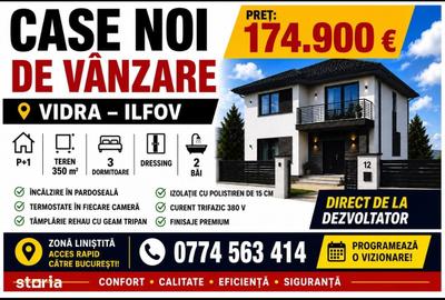 Casă cu 4 camere cu Teren 350 Mp în Vidra