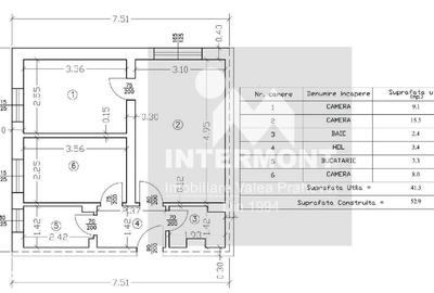 Apartament cu 3 camere în Central