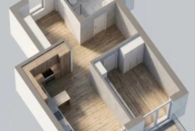 Apartament cu 2 camere decomandat în Florești