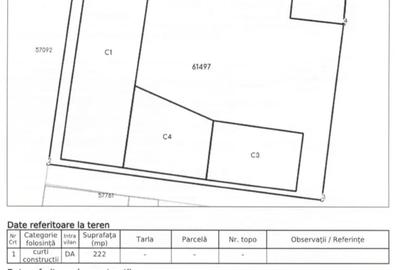 Teren de 222 mp, în Central - 3