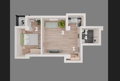 Apartament cu 3 camere în Ultracentral - 2