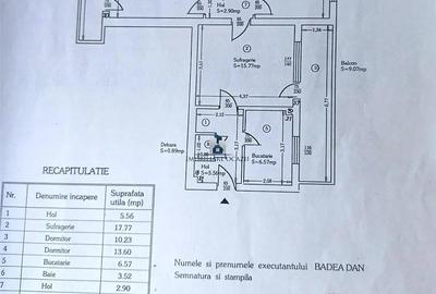 Apartament cu 3 camere semidecomandat în Berceni
