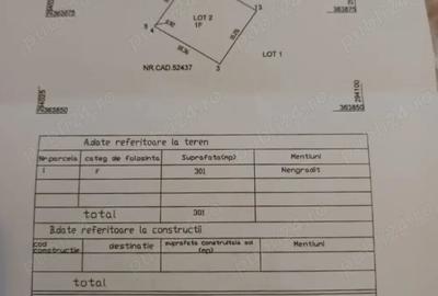 Teren de 301 mp, în Central
