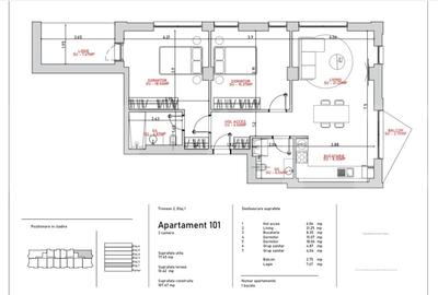 Apartament cu 2 camere decomandat, mobilat în Port