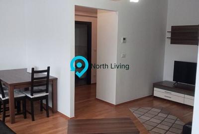 Apartament cu 3 camere semidecomandat, mobilat în Băneasa