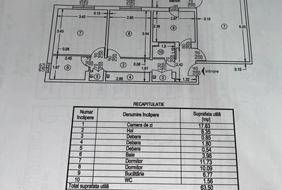 Apartament cu 3 camere în Tudor Vladimirescu