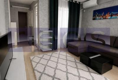 Apartament cu 2 camere semidecomandat, mobilat în Central