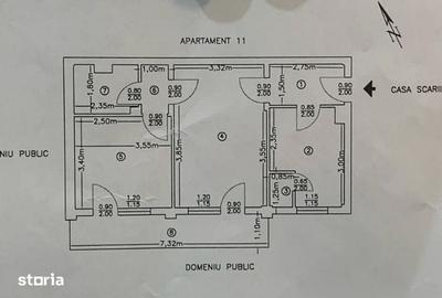Apartament cu 2 camere în Central