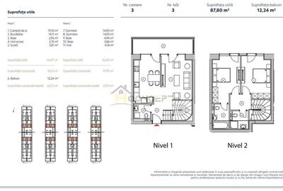 Apartament cu 3 camere decomandat în Nord