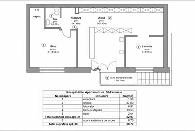 Spațiu comercial, de 52 mp, în Ultracentral - 1