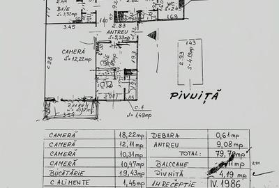 Apartament cu 4 camere decomandat în Gheorgheni