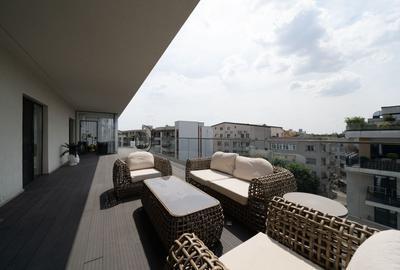 Penthouse cu 5 camere semidecomandat, mobilat în Herăstrău - 3
