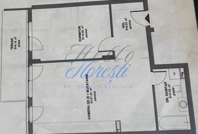 Apartament cu 2 camere decomandat în Florești