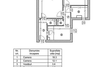 Apartament decomandat în Gorjului