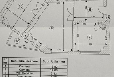 Apartament cu 4 camere decomandat în Noua