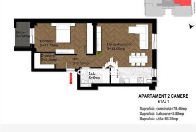 Apartament cu 2 camere decomandat în Dămăroaia - 4