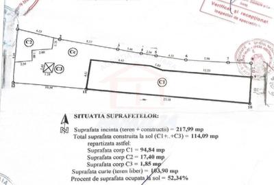 Casă individuală cu 3 camere cu Canalizare în Piața Centrală - 3