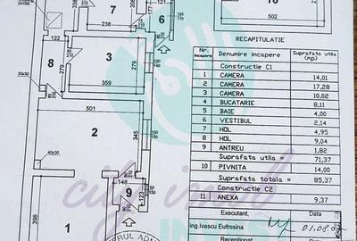 Casă cu 3 camere cu Teren 162 Mp în Vatra Luminoasă