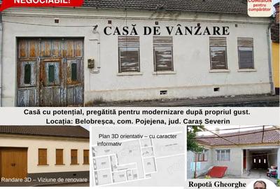 Casă cu 3 camere cu Teren 493 Mp în Belobreșca - 19