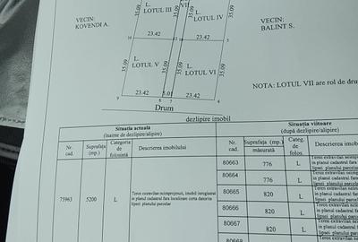 Teren de 800 mp, în Exterior Vest - 1