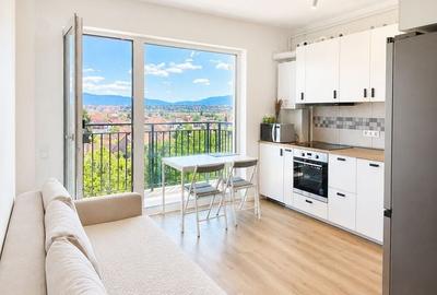Apartament cu 2 camere semidecomandat, mobilat în Turnișor